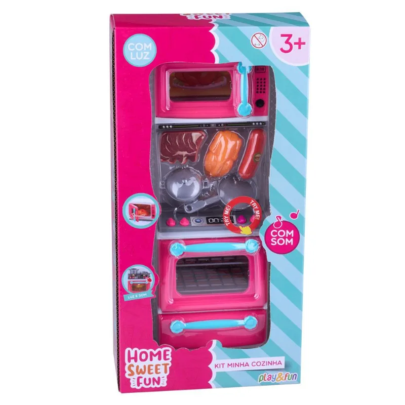 Kit Minha Cozinha Sweet Fun Play&Fun