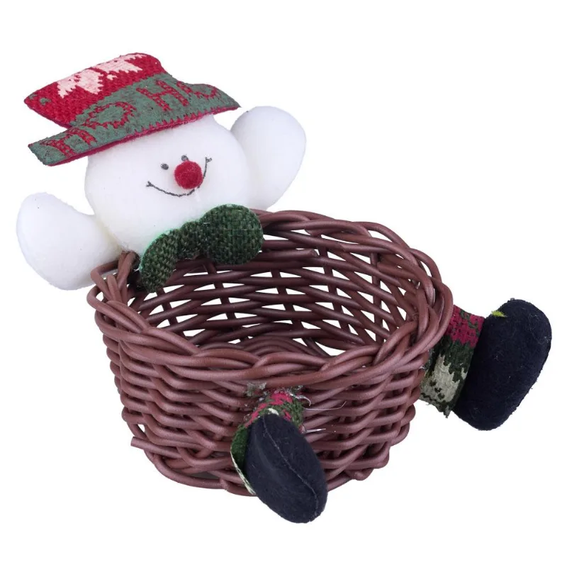 Cesta Natal Rattan Cazza Marrom