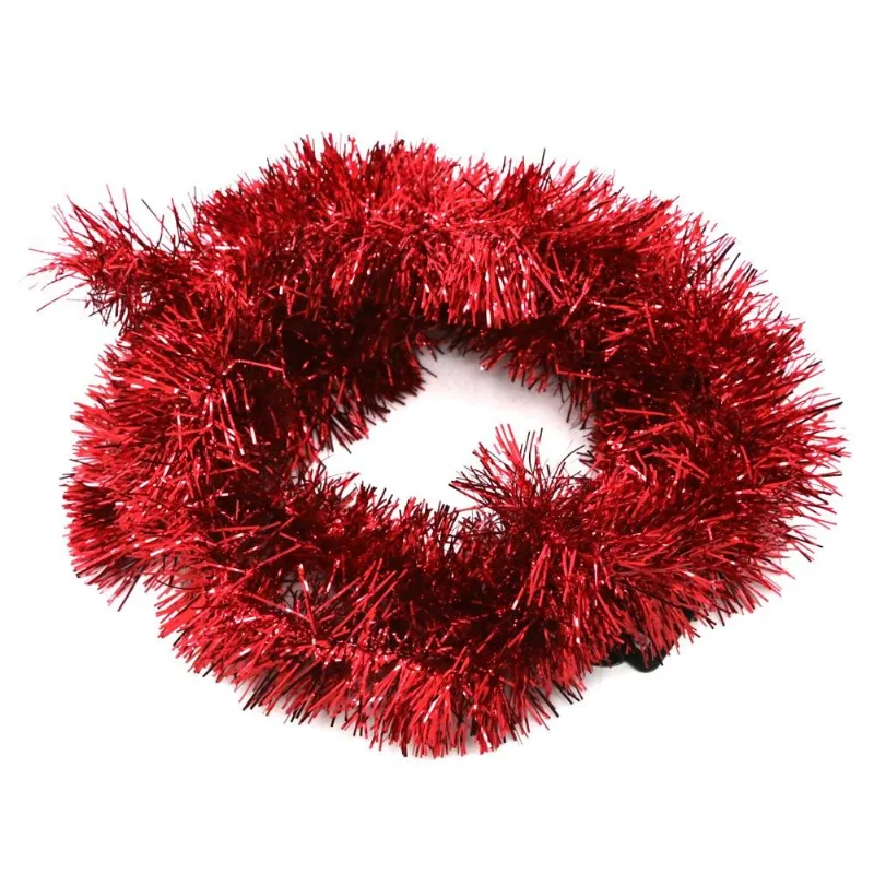 Festão Metalilizado Natal Cazza Vermelho
