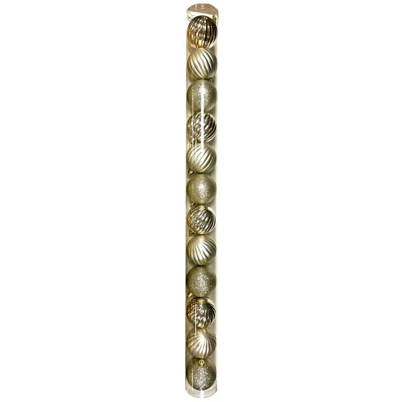 Tubo Bola Natal 12pc CHP CV244416 Cazza