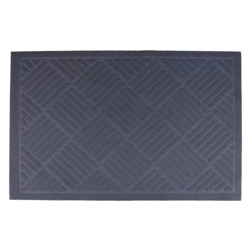 Capacho 60x40cm Chess Cazza Cinza