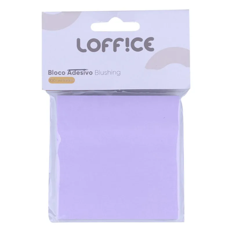Bloco Adesivo com 100 Folhas Blushing Loffice