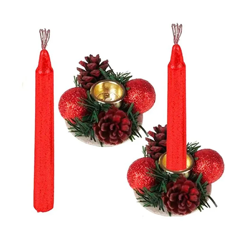 Castical com Vela 15cm Cazza CV255359 - Item Sortido