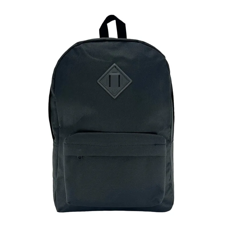 Mochila Poliéster Preta 30x42x13.5cm CV255413 Loffice UNICA