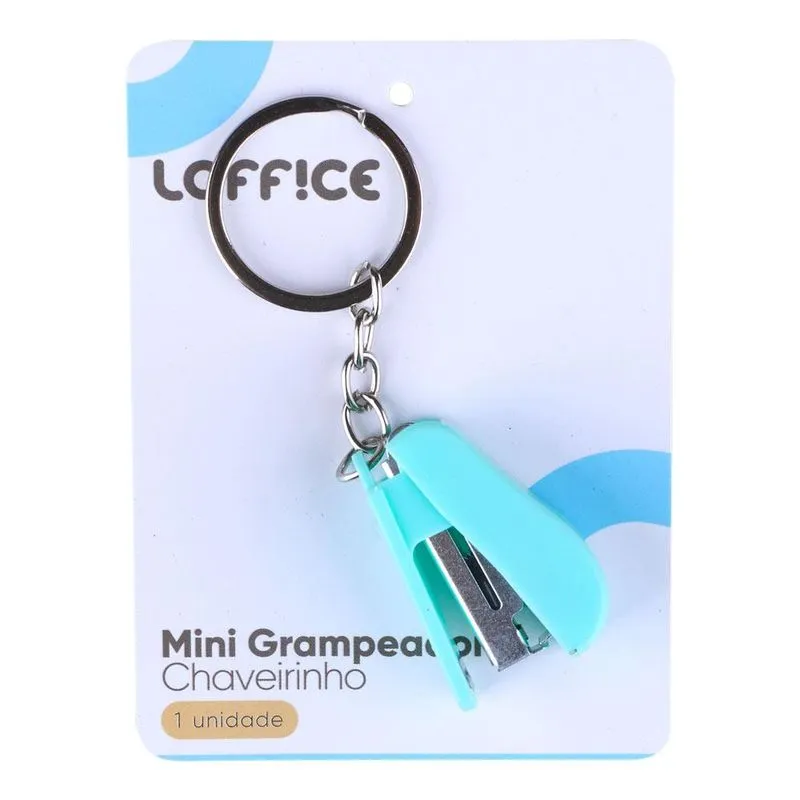Mini Grampeador 3.7x1.6mm Chaveiro Loffice Sortido