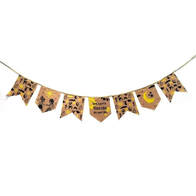 Faixa Bandeiras Cordel De Flores 2M CV255574 PLAY&FUN