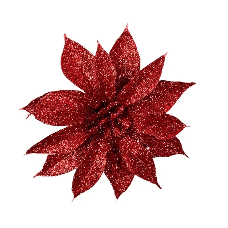 Kit Enfeites Flor Glitter com 3 Unidades Cazza Cv265767 Kit Enf Flor Glitter 3un Cazza Cv265767