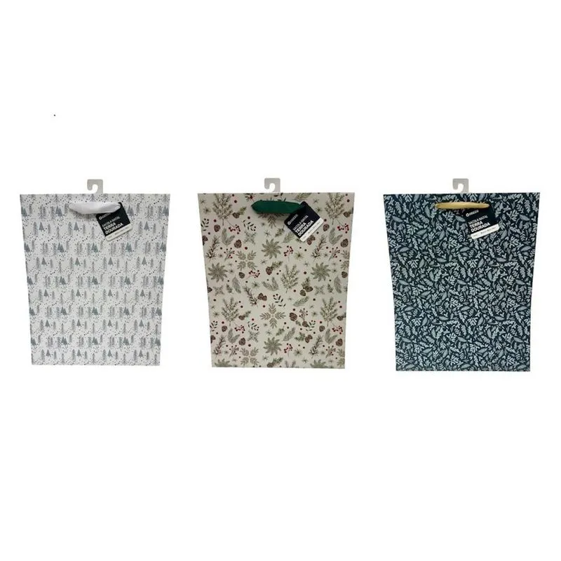 Sacola Natal Formas 33cm Cazza Cv265655