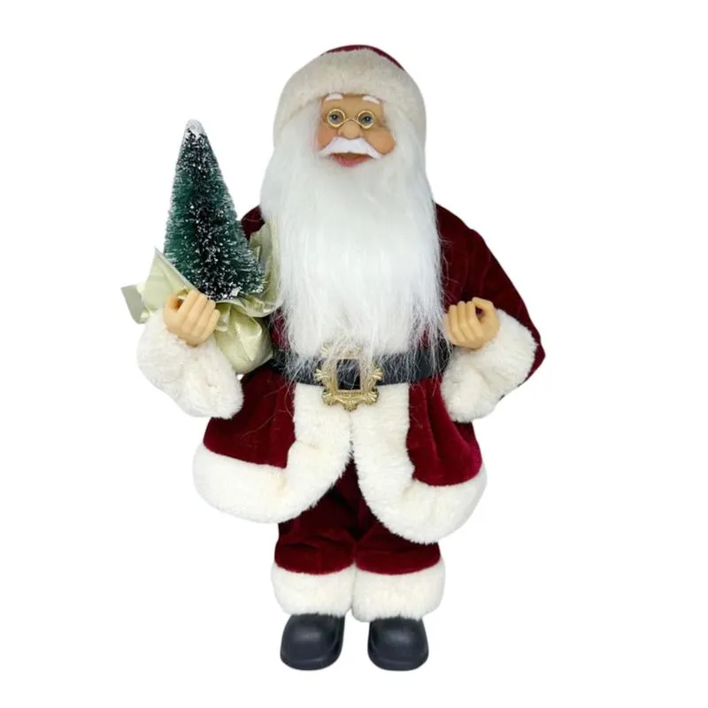 Boneco Papai Noel 30cm Vm Cazza Cv265674