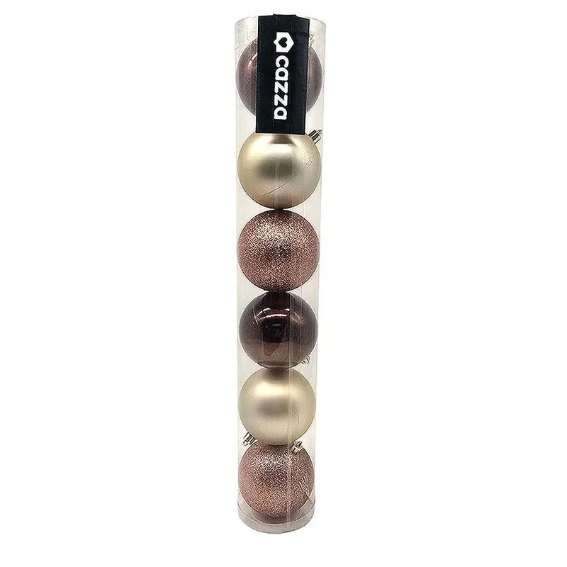 Tubo Bola 8cm 6un Ambar Cazza Cv265693