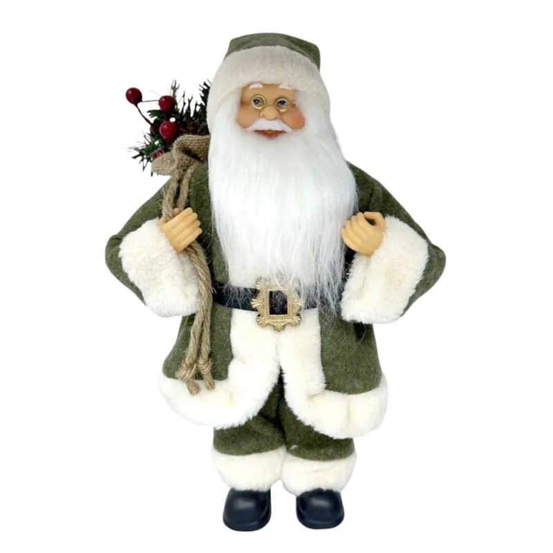 Boneco Papai Noel 30cm Vd Cazza Cv265673