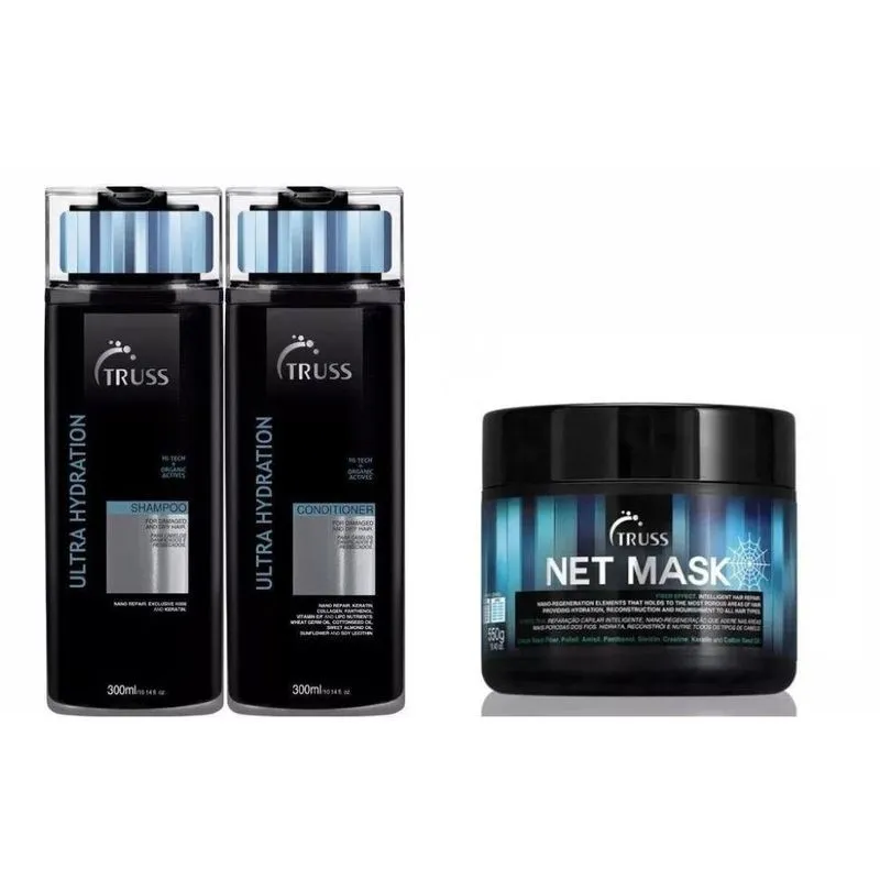 Truss Ultra Hydration Plus Shampoo E Cond 300ml E Net Mask