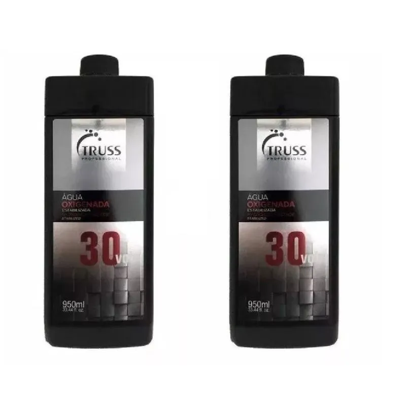 Água Oxigenada Truss 30 Volumes - 950ml (02 Unidades)