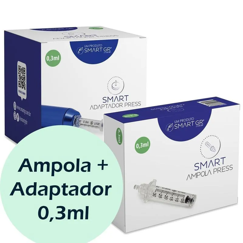 Kit Smart Gr Press Ampola + Adaptador 0,3ml
