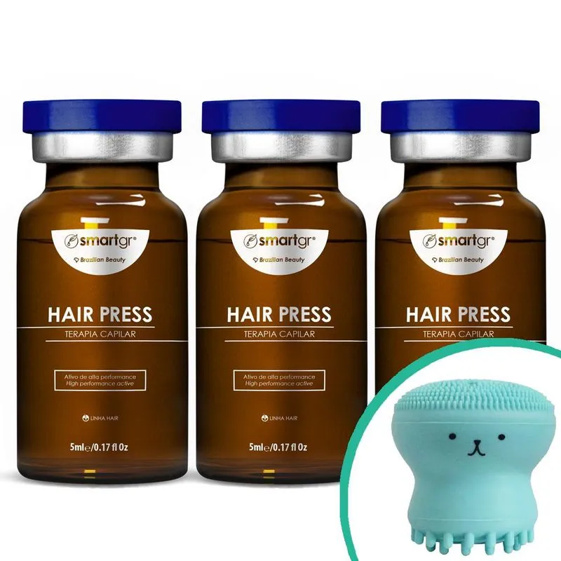 Fluido Hair Smart Gr Terapia Capilar - 3 Unidades 5ml Cada