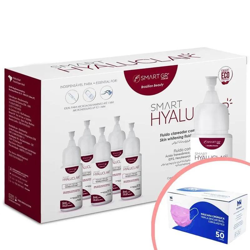 Smart Hyaluclar Smart Gr Clareador 5 Monodoses 5ml Cada