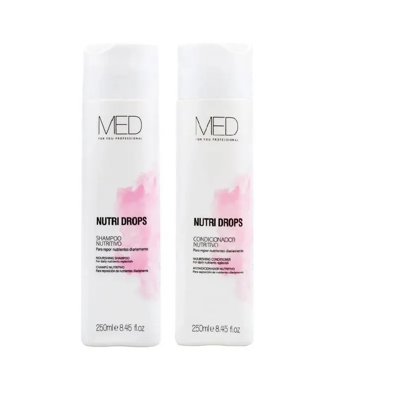 Kit Sh + Cond Mediterrani Nutri Drops Med For You - 250ml