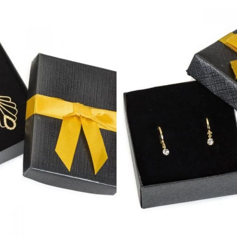 Kit 2 Pares de Brincos Banhado À Ouro 18k Pequeno e Grande