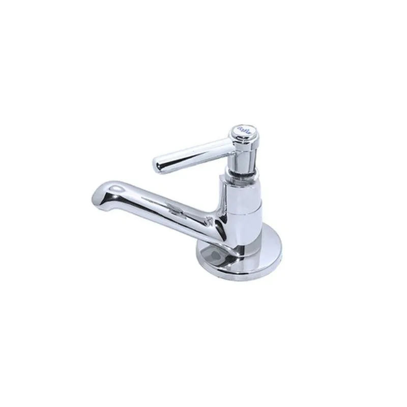 Torneira De Lavatório Bancada Alavanca Bica Baixa Latão Soft Inox Bognar