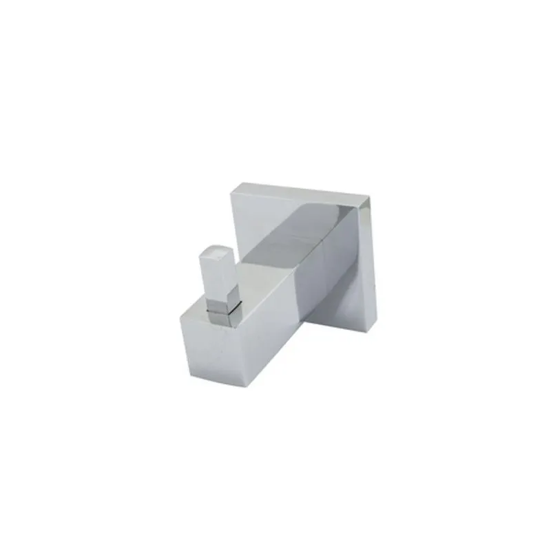 Cabide Simples Square Em Metal Cromado Bognar