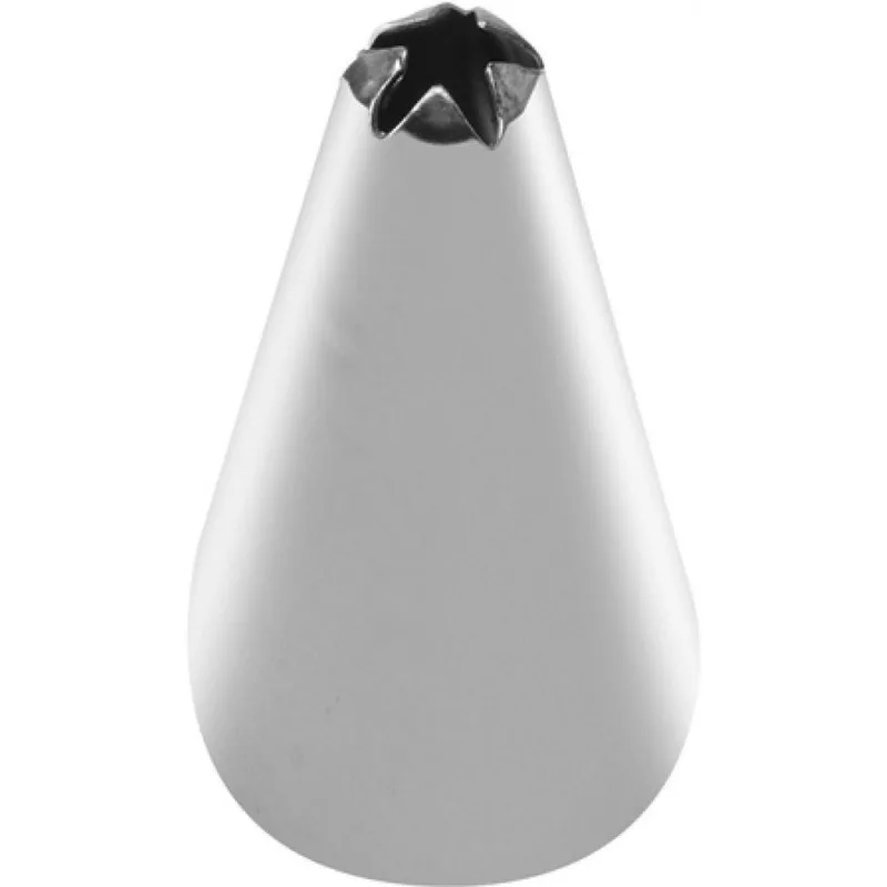 Kit Bico Pitanga Inox - 6 Peças Para Decoração De Bolos