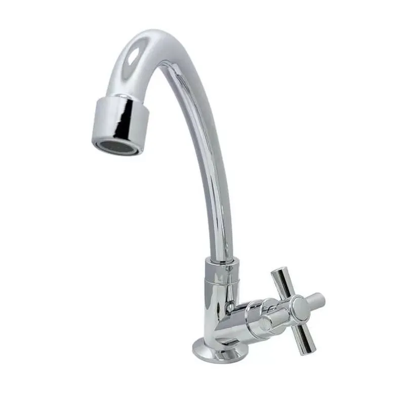 Torneira De Cozinha De Mesa Com Bica Móvel C31 Em Abs Cromado 60003 Bognar Bognar