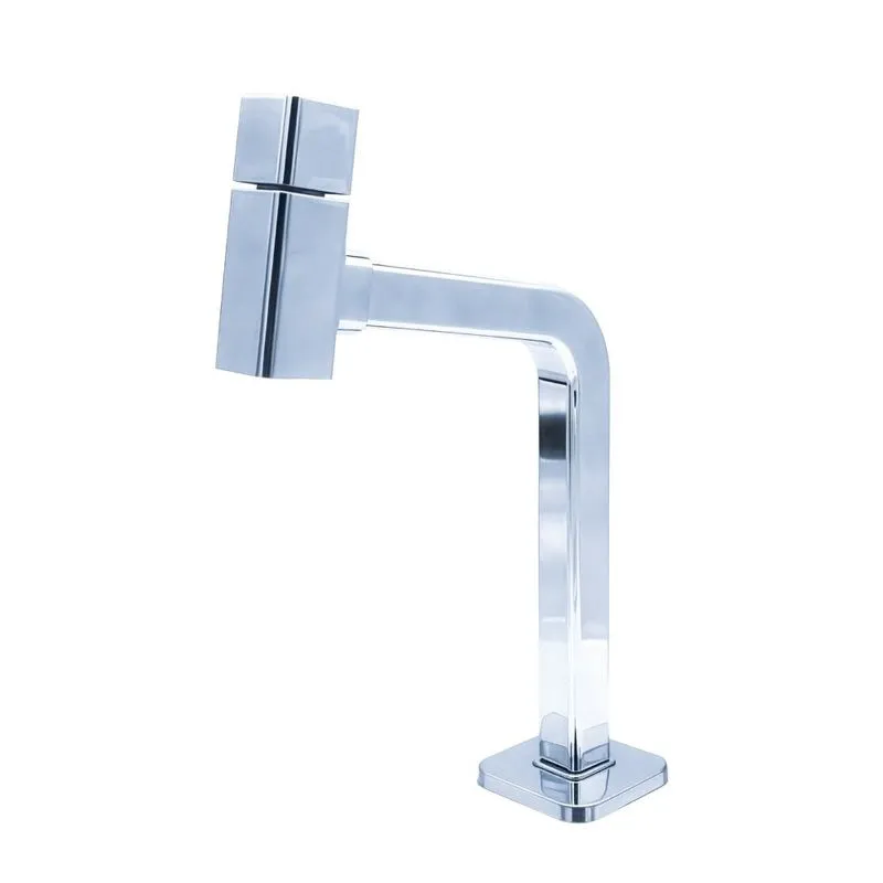 Torneira para Banheiro Mesa ABS Bica Baixa Cromada Link 1/4V DN15 Bognar Torneira para Banheiro Mesa ABS Bica Baixa Cromada Link 1/4V DN15