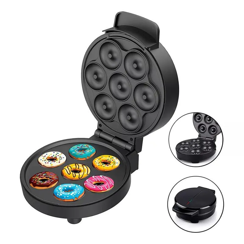 Mini Máquina Fazer Donuts Rosquinhas Confeitaria 7 Furos