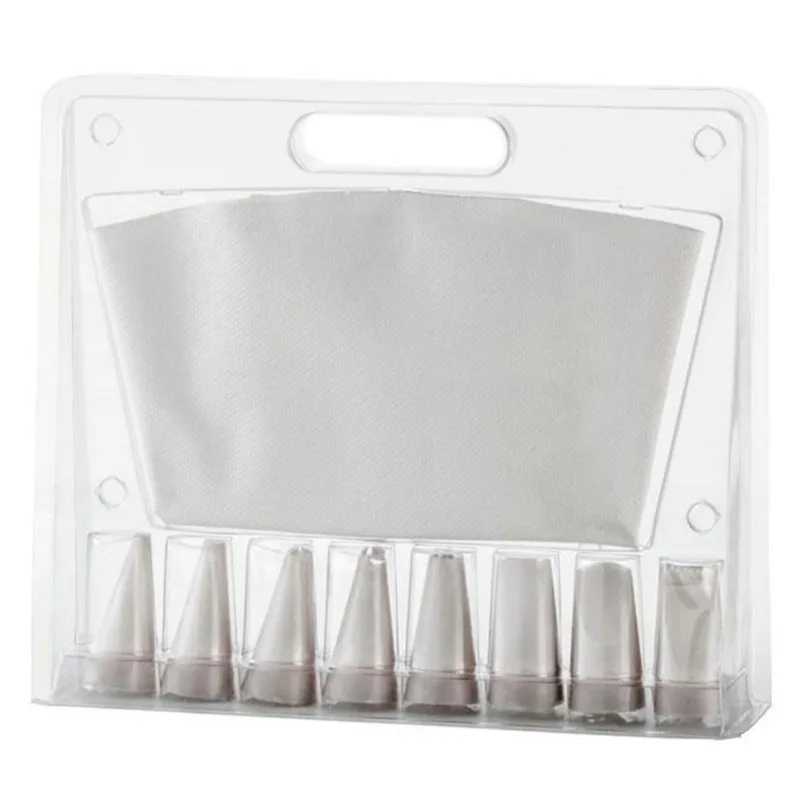 Saco Para Confeitar Em Silicone + Bico De Confeitar