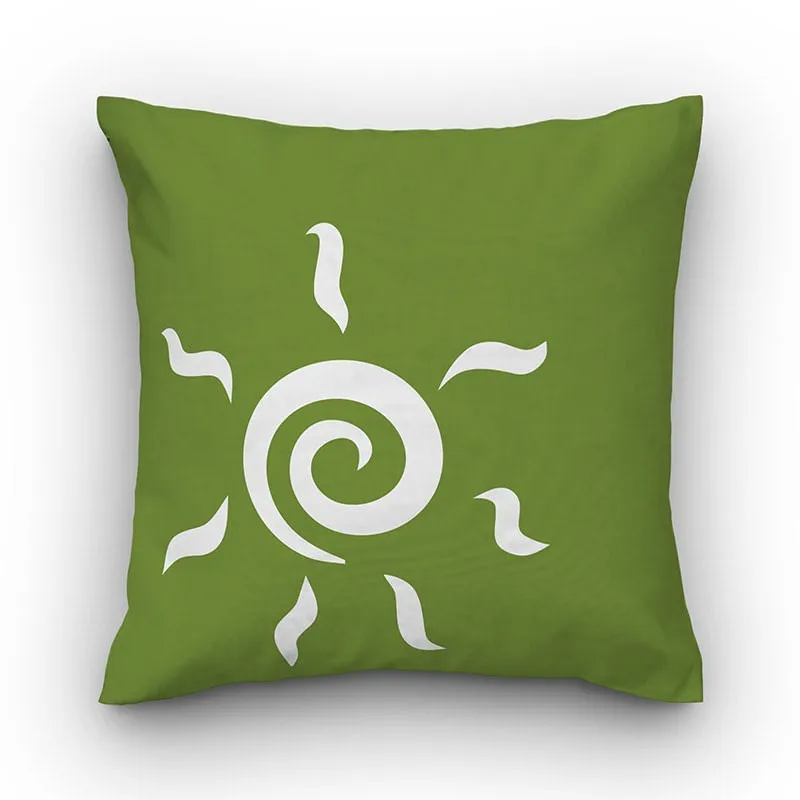 Capa de almofada VivaIN verde Sol