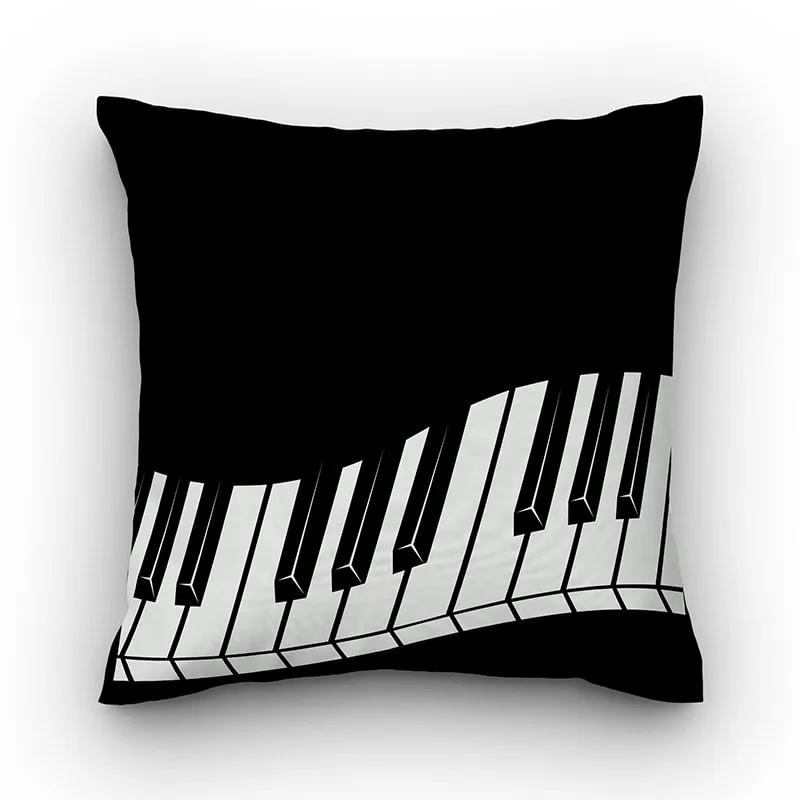 Capa de almofada VivaIN preta Teclado
