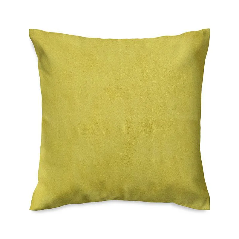Capa De Almofada Vivain Suede Amarelo 46x46cm