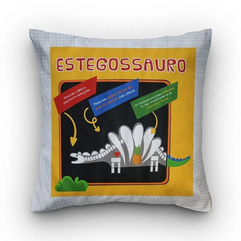 Capa de almofada VivaIN infantil dinossauro estergossauro