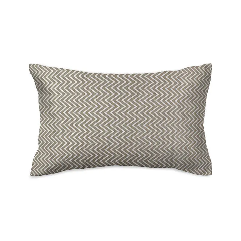 Capa De Almofada Vivain Acquablock Rineira Chevron Bege
