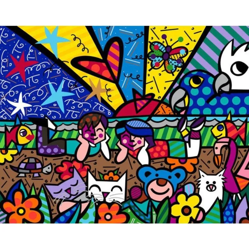 Quadro Romero Britto In The Park