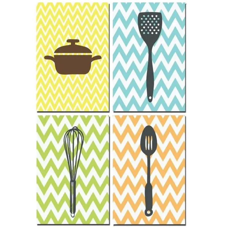 Kit Quadros Decorativo Para Cozinha