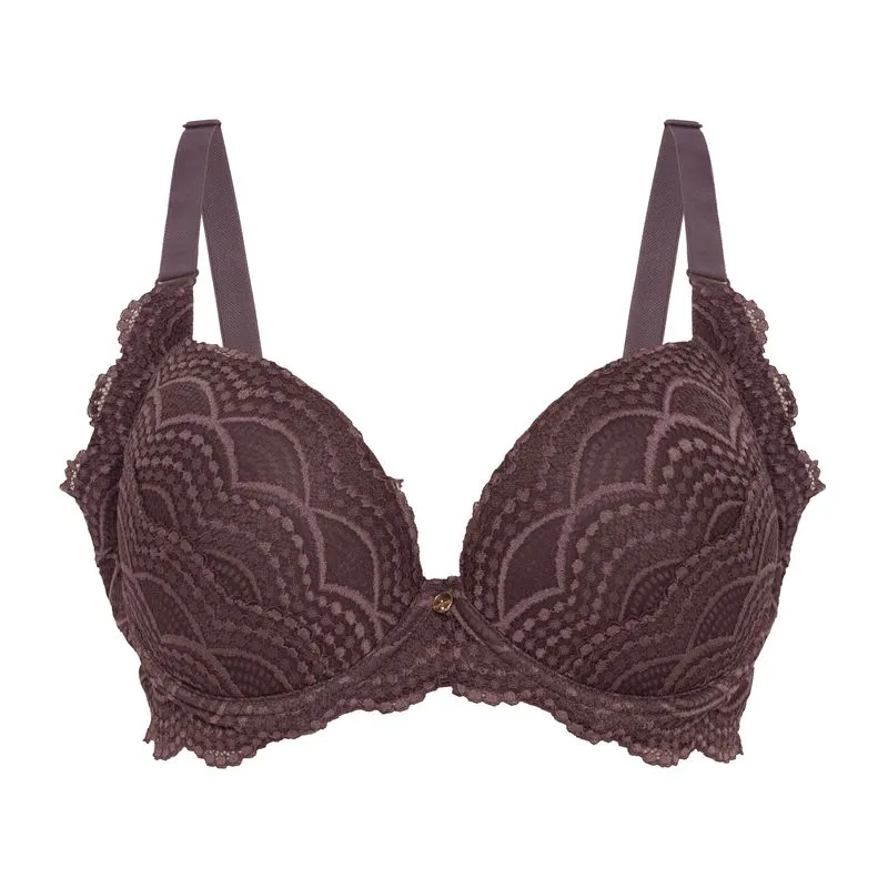 Sutiã Nayane Rodrigues SP 09 0001 Plus Size Redutor Renda Cacau 54
