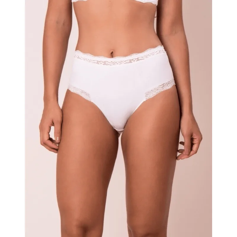 Calcinha Nayane Rodrigues CA 13 0001 Tanga Cintura Alta Renda Branco Calcinha Nayane Rodrigues CA 13 0001 Tanga Cintura Alta Renda Tango M