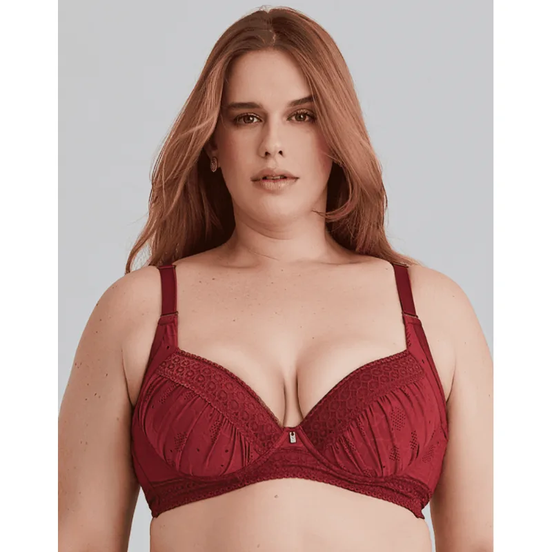 Sutiã Nayane Rodrigues Plus Size Redutor Base Textura SP 09 0002 Preto Sutiã Nayane Rodrigues Plus Size Redutor Base Textura SP 09 0002 Branco 54