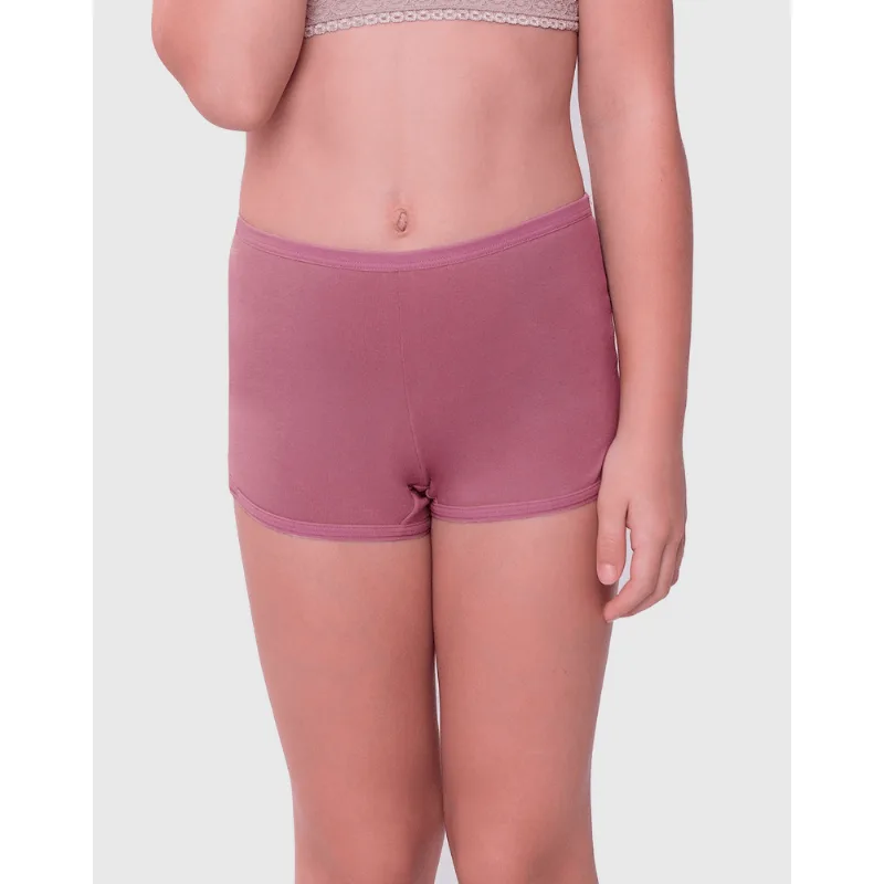 Calcinha Econfort Infantil Caleçon Lisa CA 04 0007 Blush 10