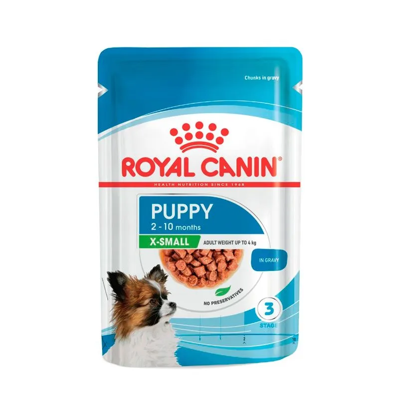 Ração Úmida Royal Canin X-Small Puppy para Cães de 2 a 10 Meses 85 g