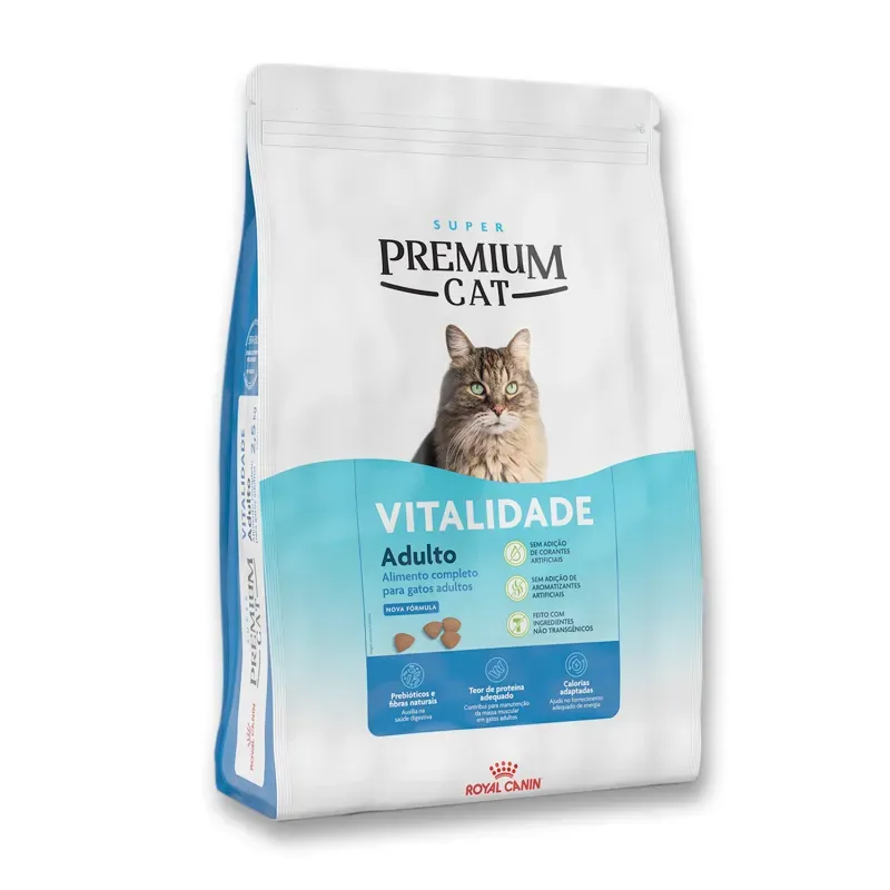 Ração Royal Canin Super Premium Cat Vitalidade para Gatos Adultos 7,5 kg