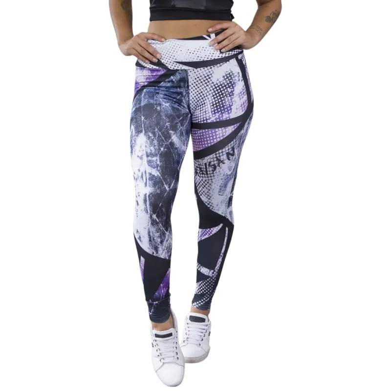 Calça Legging Kaisan Sublimada Grafite - Feminino Adulto