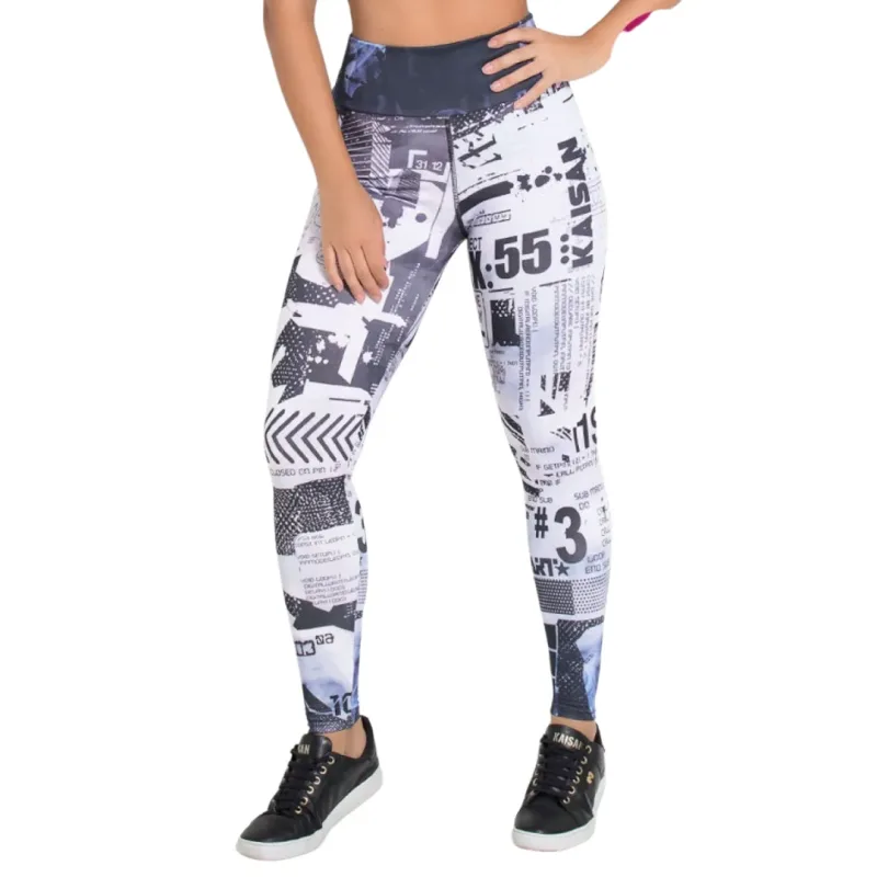 Calça Legging Kaisan Sublimada Street - Feminino Adulto