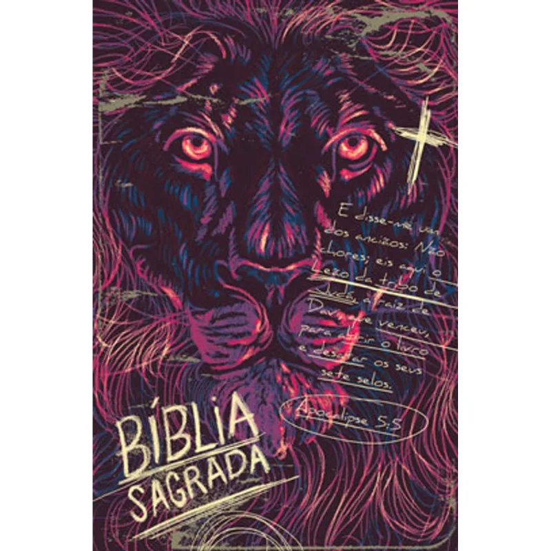 BÍBLIA ACF SLIM LION CHALK LETRA NORMAL