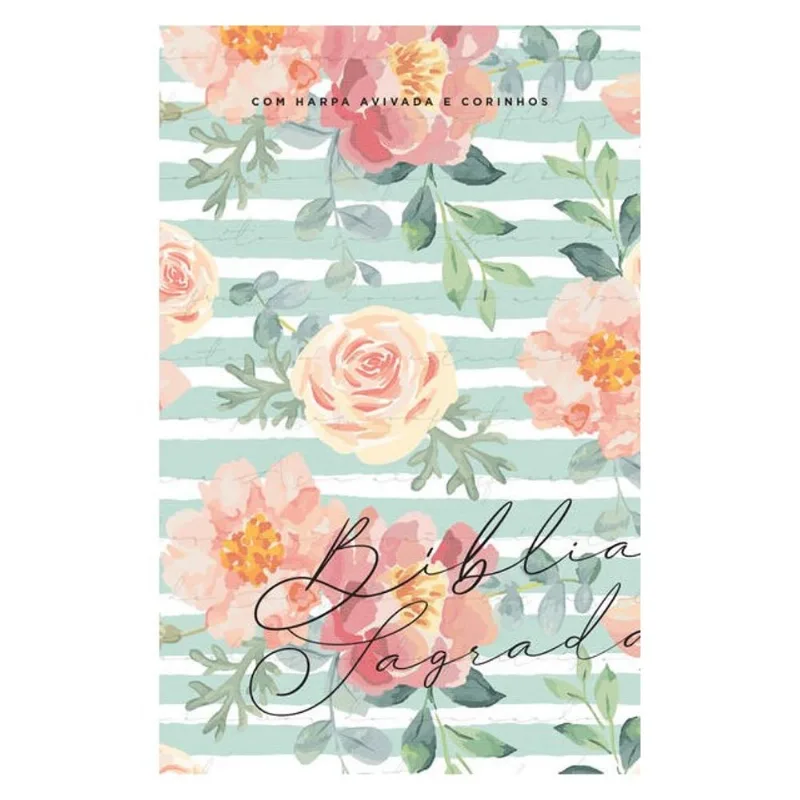 BÍBLIA ARC 860 FLORAL CÂNTICO - LETRA NORMAL