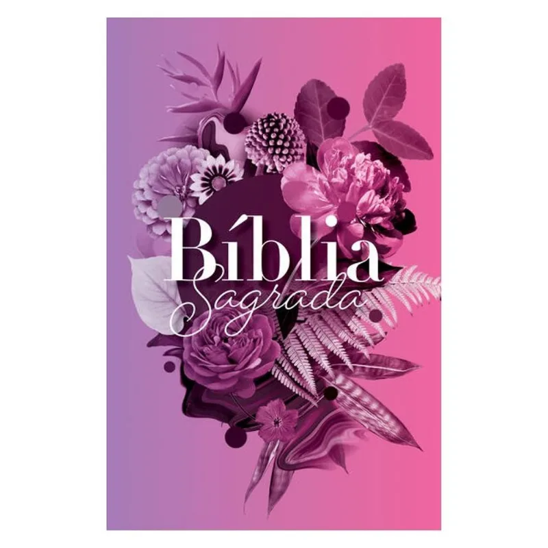 BÍBLIA ARC 860 BUQUÊ ROXO - LETRA NORMAL