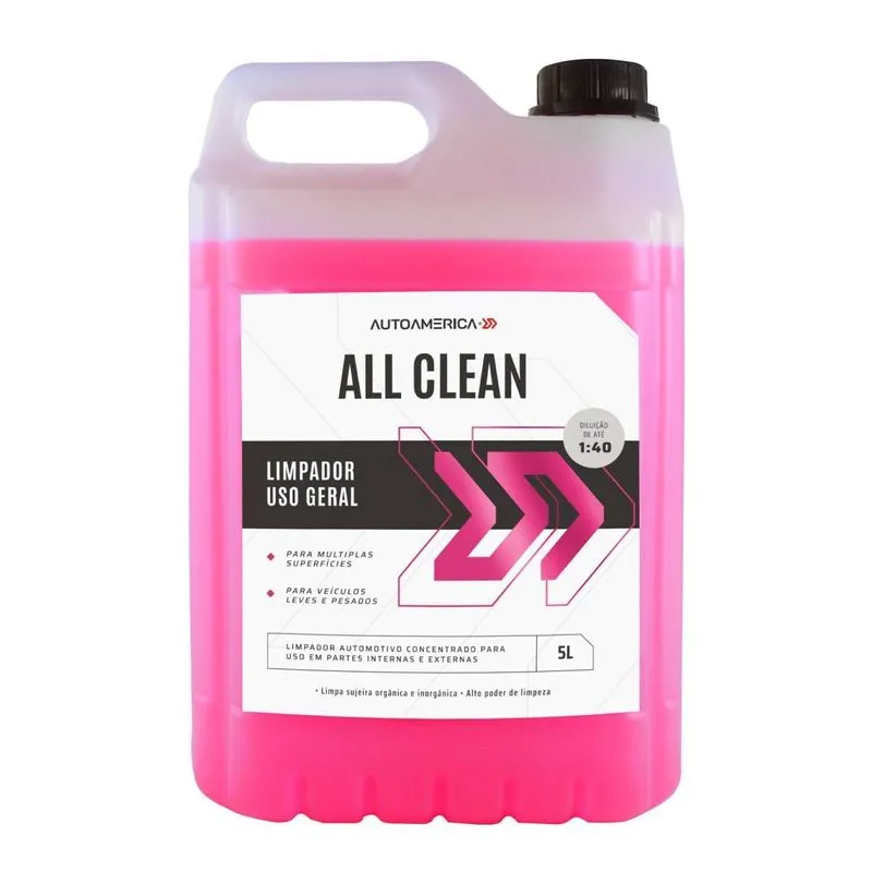 All Clean Autoamerica 5l Limpador Multiuso Automotivo