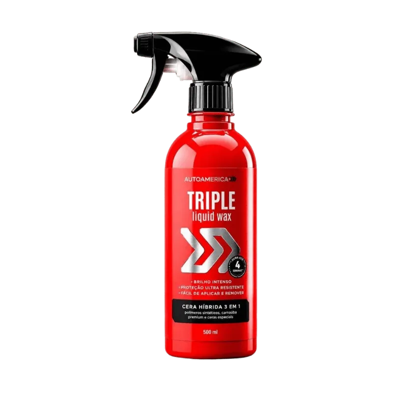 Triple Liquid Wax Cera Híbrida 3 em 1 500ml Autoamerica