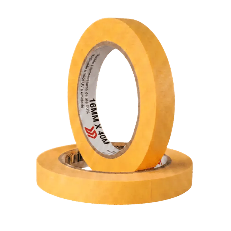 Fita Crepe Automotiva Amarela 16mm x 40m Autoamerica